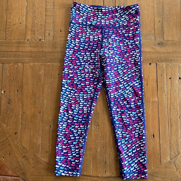Vineyard vines whale print black performance leggings - Picture 2 of 6